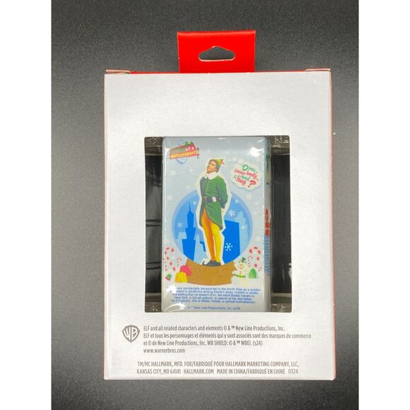 Hallmark Ornament Buddy the Elf VHS Case/Tape Christmas NIB - Picture 2 of 3